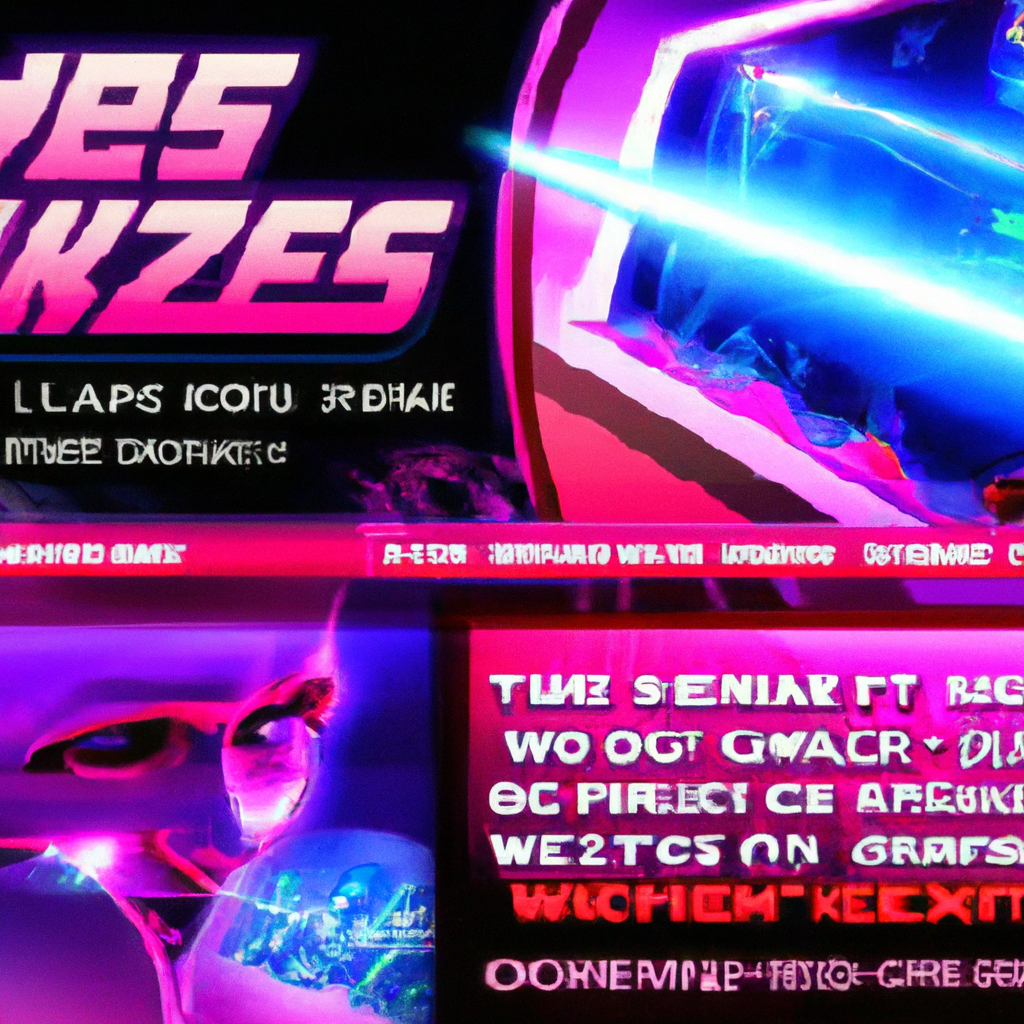 ArcadeForge hero — stylized game montage